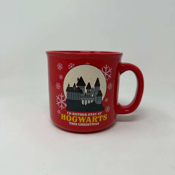 Harry Potter Christmas Mug 20 OZ. “I’d rather stay at Hogwarts this Christmas” - Picture 2 of 4